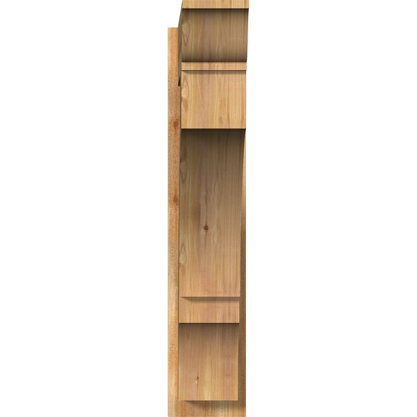 Balboa Traditional Rough Sawn Outlooker, Western Red Cedar, 8W X 32D X 40H